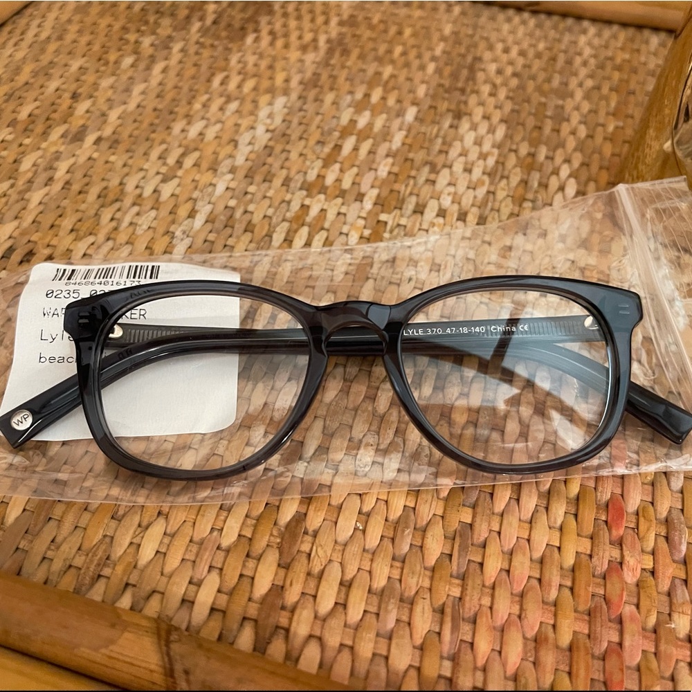 Warby Parker Lyle glasses in Beach glass